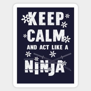 Ninja action Sticker